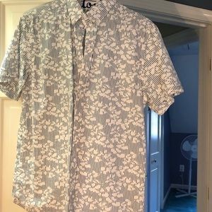 Patterned Button Down Shirt